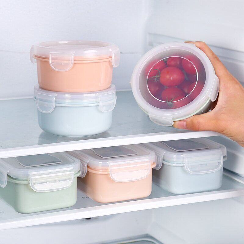 気密食品保存容器 BPAフリー スタッカブル 漏れ防止 ラン - Food Storage Square Containers のレビューと価格
