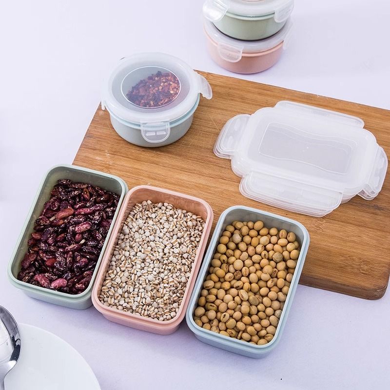 気密食品保存容器 BPAフリー スタッカブル 漏れ防止 ラン - Food Storage Square Containers のレビューと価格