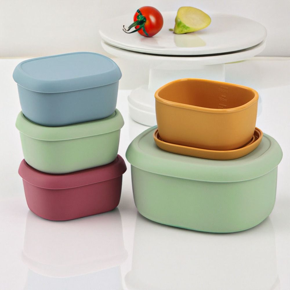 電子レンジ対応シリコンランチボックス,蓋付き,耐熱性,漏れ防 - Food Storage Silicone のレビューと価格