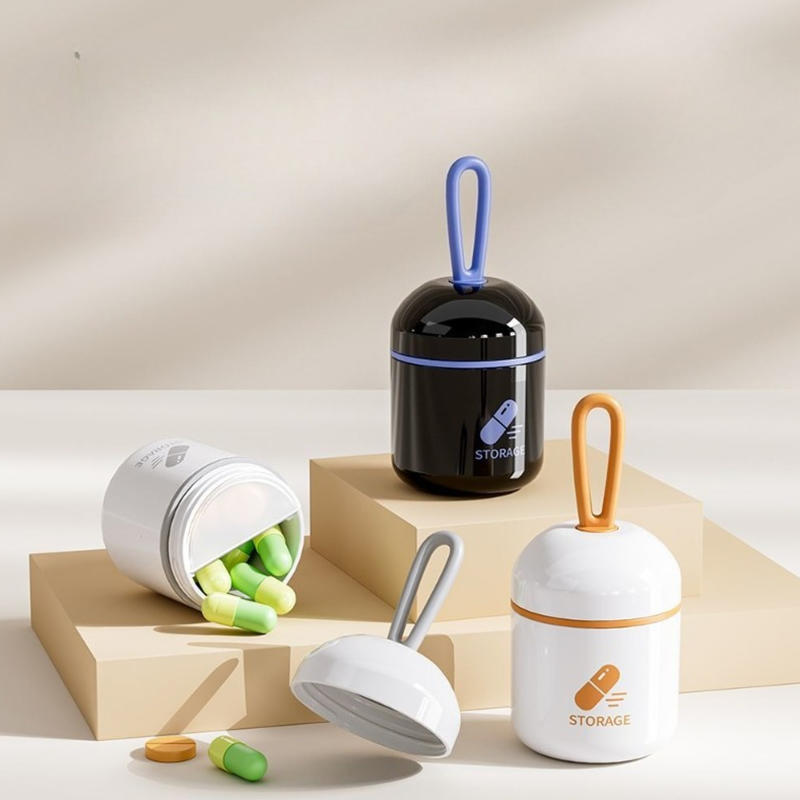 ミニ便利な薬収納ボックス、密封、防湿、光を避ける薬管理ツール - Food Storage Management のレビューと価格
