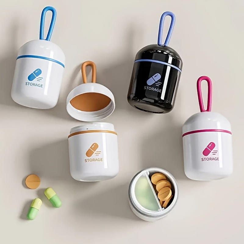 ミニ便利な薬収納ボックス、密封、防湿、光を避ける薬管理ツール - Food Storage Management のレビューと価格