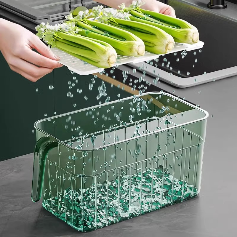 冷蔵庫整理収納ボックス、卵、果物、野菜、食品グレードの収納小 - Food Storage Square Containers のレビューと価格