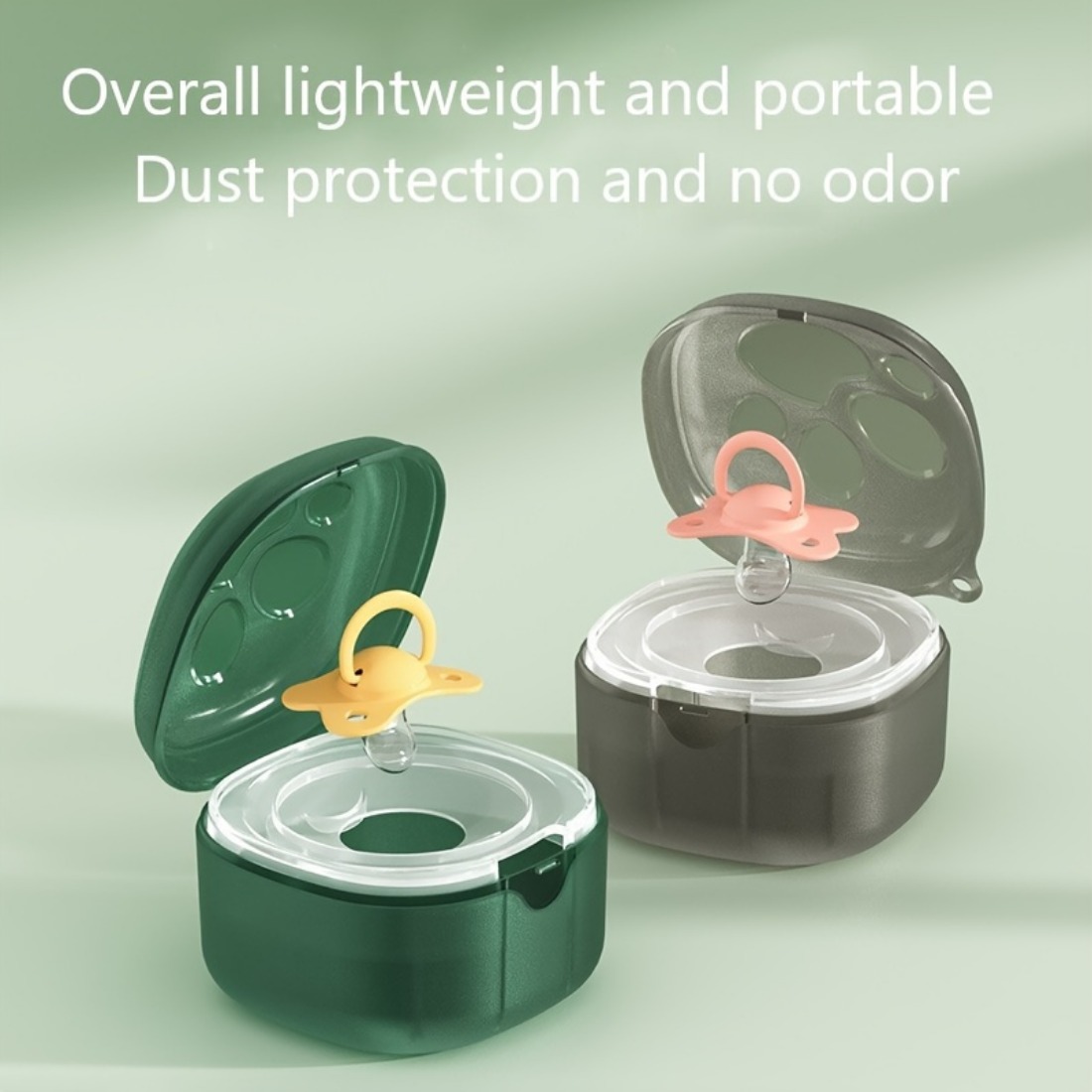 食品グレードのシリコーンおしゃぶりボックス赤ちゃん漫画おしゃ - Food Storage Silicone のレビューと価格