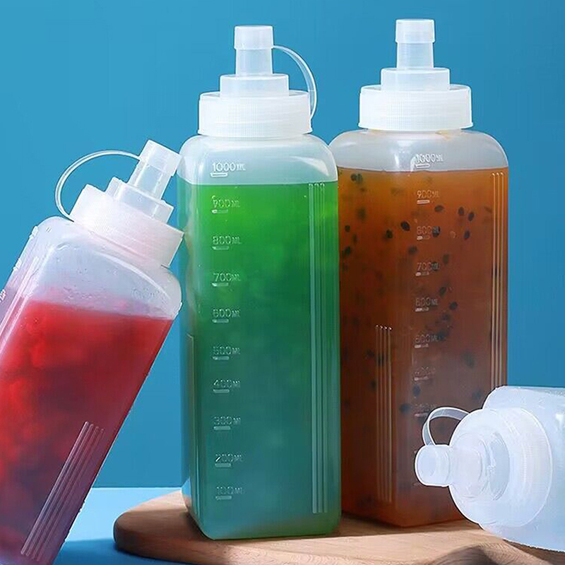 600/800/1000MLスクイーズ式調味料ディスペンサー - Condiment Squeeze Bottle のレビューと価格