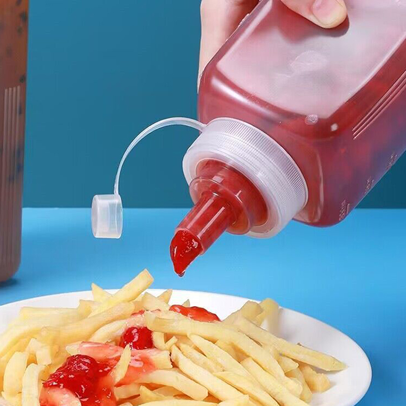 600/800/1000MLスクイーズ式調味料ディスペンサー - Condiment Squeeze Bottle のレビューと価格