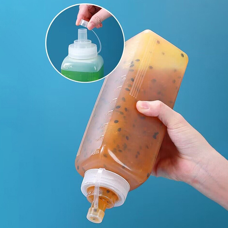 600/800/1000MLスクイーズ式調味料ディスペンサー - Condiment Squeeze Bottle のレビューと価格