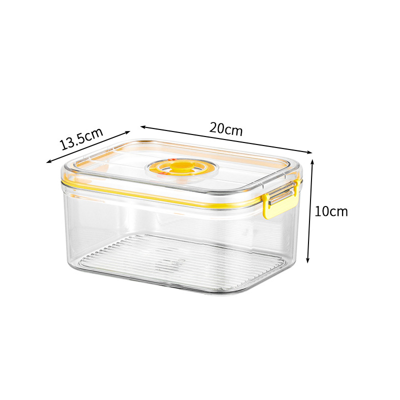 真空鮮度保持ボックス冷蔵庫密閉キャニスターウォーマー透明食品 - Food Storage Square Containers のレビューと価格