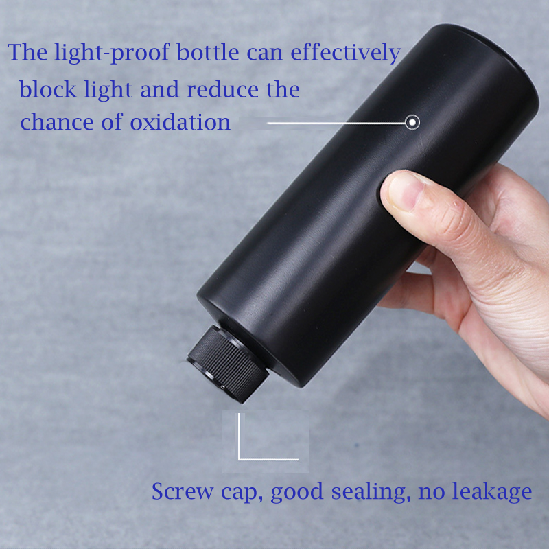 5 個 30-1000 ミリリットル空の黒 HDPE プラス - Condiment Squeeze Bottle のレビューと価格
