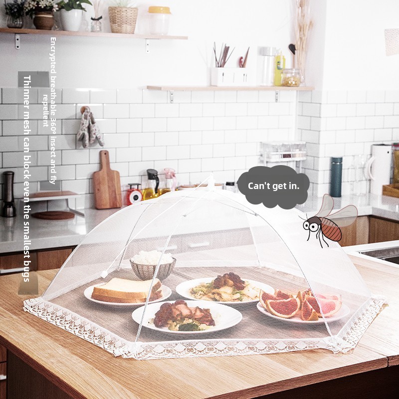 多機能メッシュフードカバー折りたたみ式屋外ピクニックネットフ - Food Storage Net のレビューと価格