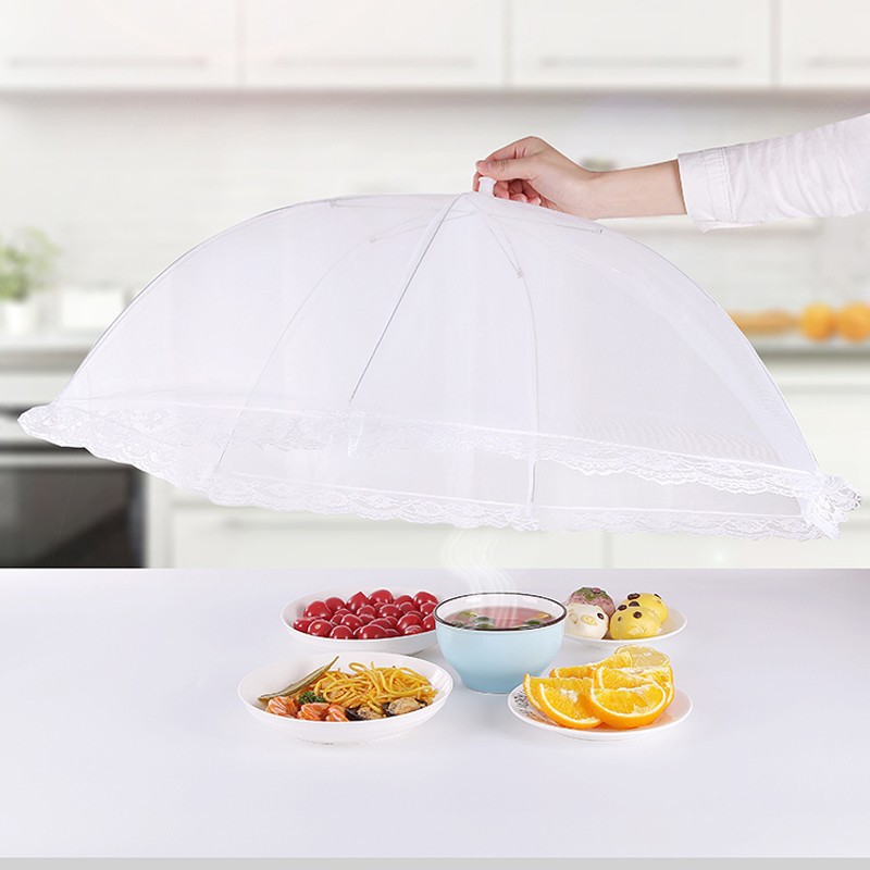 多機能メッシュフードカバー折りたたみ式屋外ピクニックネットフ - Food Storage Net のレビューと価格