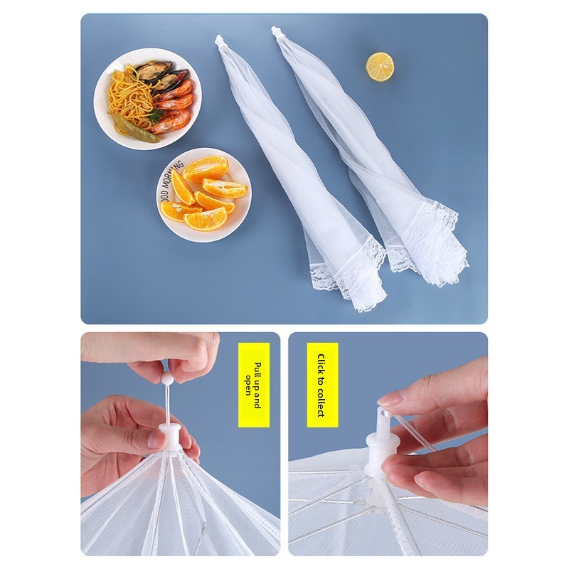 多機能メッシュフードカバー折りたたみ式屋外ピクニックネットフ - Food Storage Net のレビューと価格