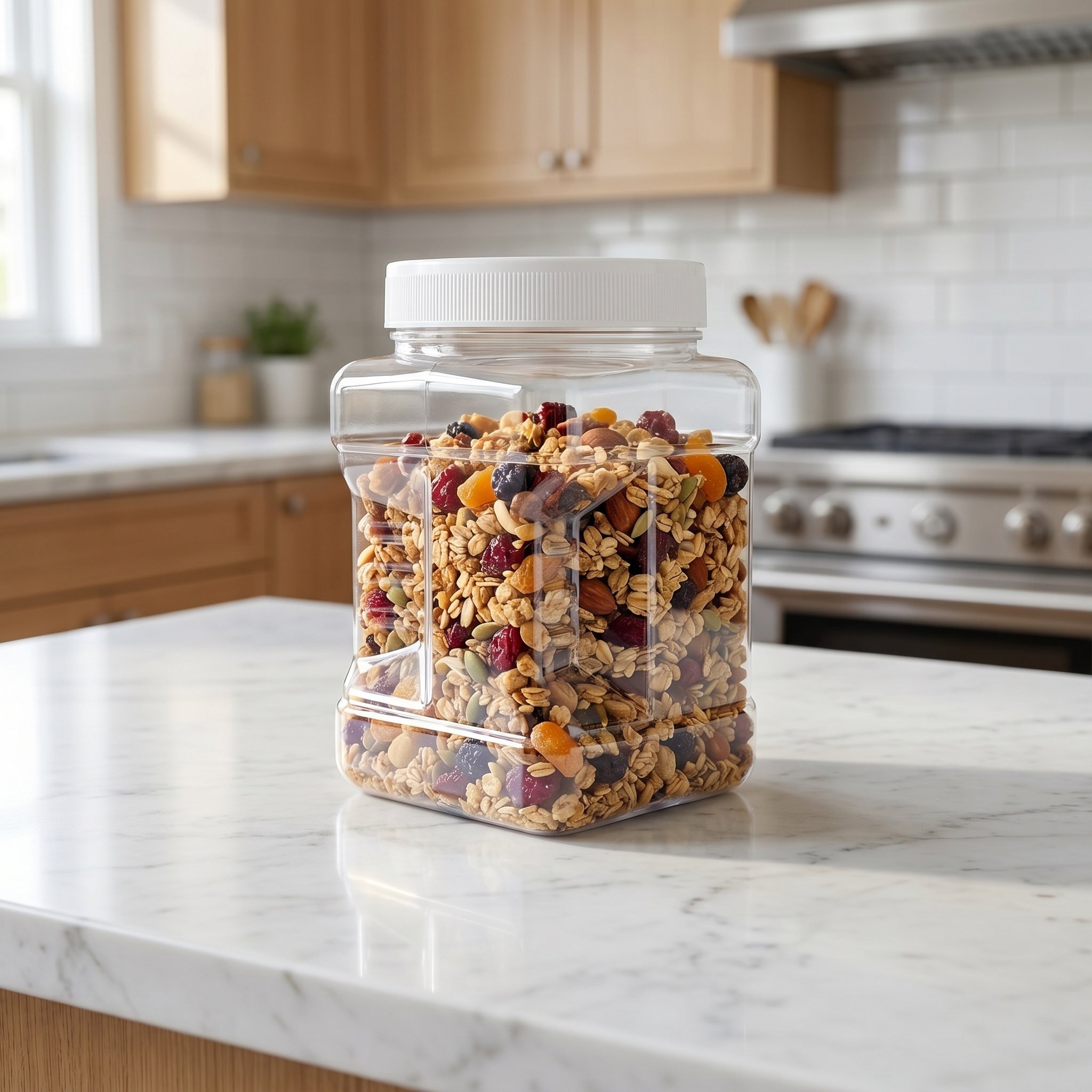 6個入り透明正方形密閉保存容器 広口プラスチック容器 再利用 - Food Storage Square Containers のレビューと価格