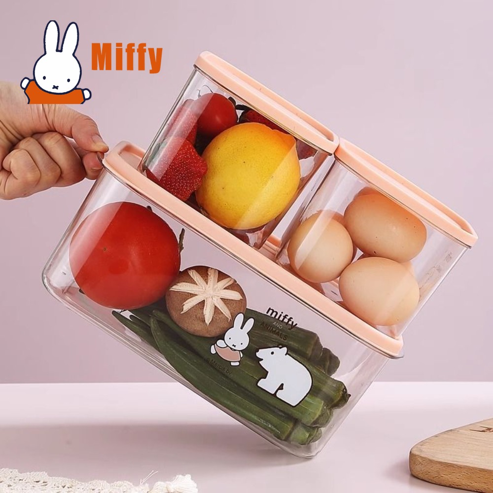 かわいいミッフィー食品保存容器かわいい透明気密 BPA フリ - Food Storage No Pantry のレビューと価格