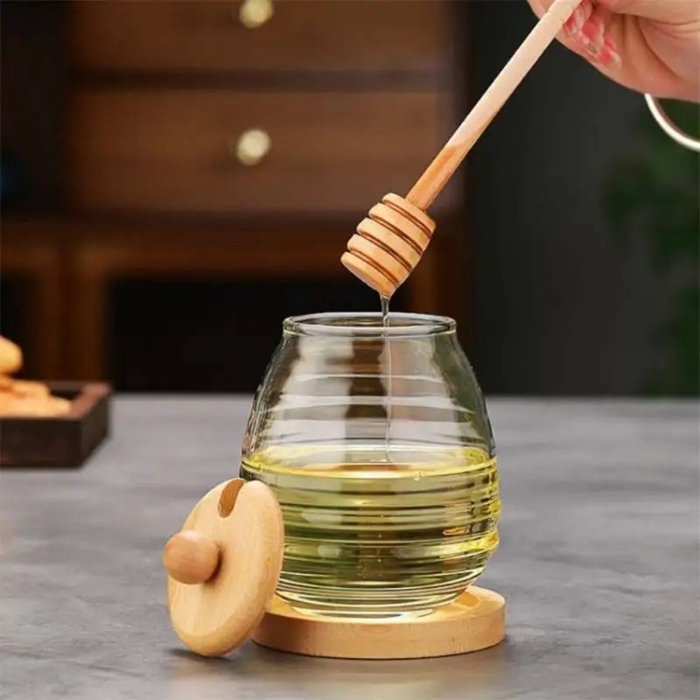 透明ガラス製ハニカムタンク 280/400/500ml 大容 - Food Storage Glass Containers Large のレビューと価格