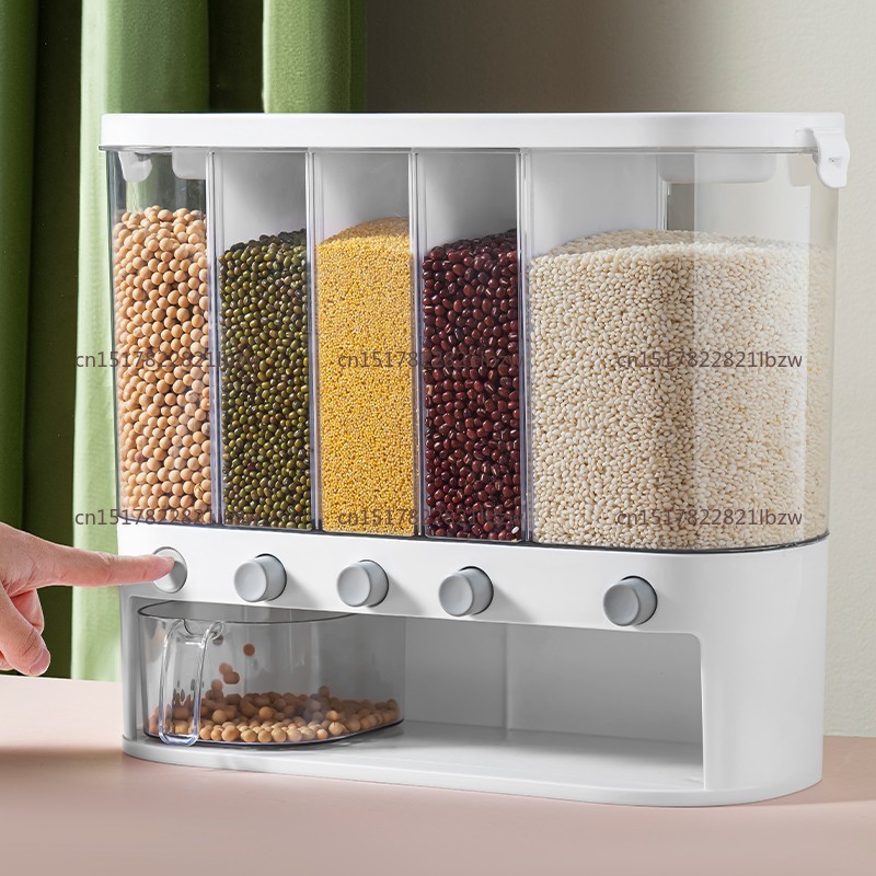 食品グレード穀物保存容器 家庭用防虫防湿米びつ 隔室付き米び - Food Storage Dividers のレビューと価格