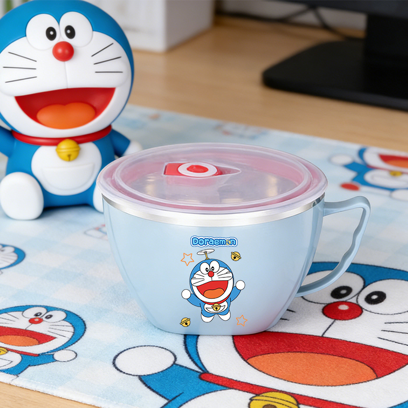 ドラえもん 大容量ステンレスボウル 二層保温インスタントラー - Food Storage Room のレビューと価格