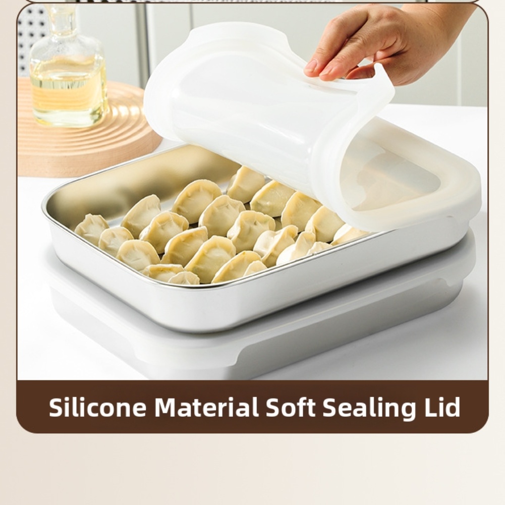 ステンレス製食品保存容器、316シリコン蓋付き、正方形鮮度保 - Food Storage Square Containers のレビューと価格