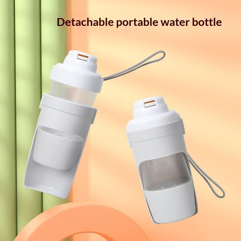 漏れ防止ポータブルペットウォーターボトル2-in-1フードス - Food Storage Non Toxic のレビューと価格