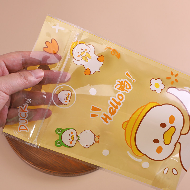 TETP 50 個黄色漫画食品包装袋スタンドアップホームパー - Food Storage Yellow のレビューと価格