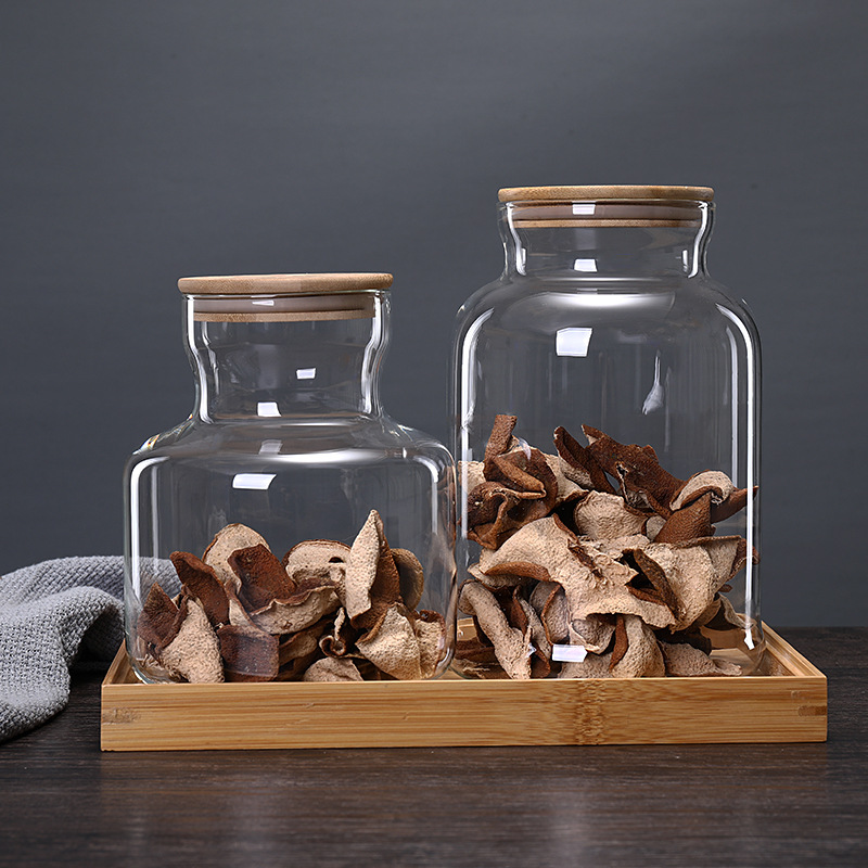 竹製収納ボトル,3800ml,キッチン用,食品容器,穀物,コ - Food Storage Glass Containers Large のレビューと価格
