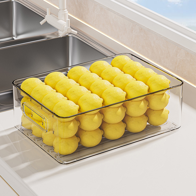 冷蔵庫オーガナイザー、積み重ね可能な蓋付き冷蔵庫収納ボックス - Food Storage No Pantry のレビューと価格