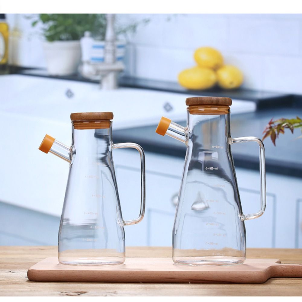 耐久性のある食品グレードのオイルディスペンサーボトル漏れ防止 - Food Storage Glass Containers Large のレビューと価格