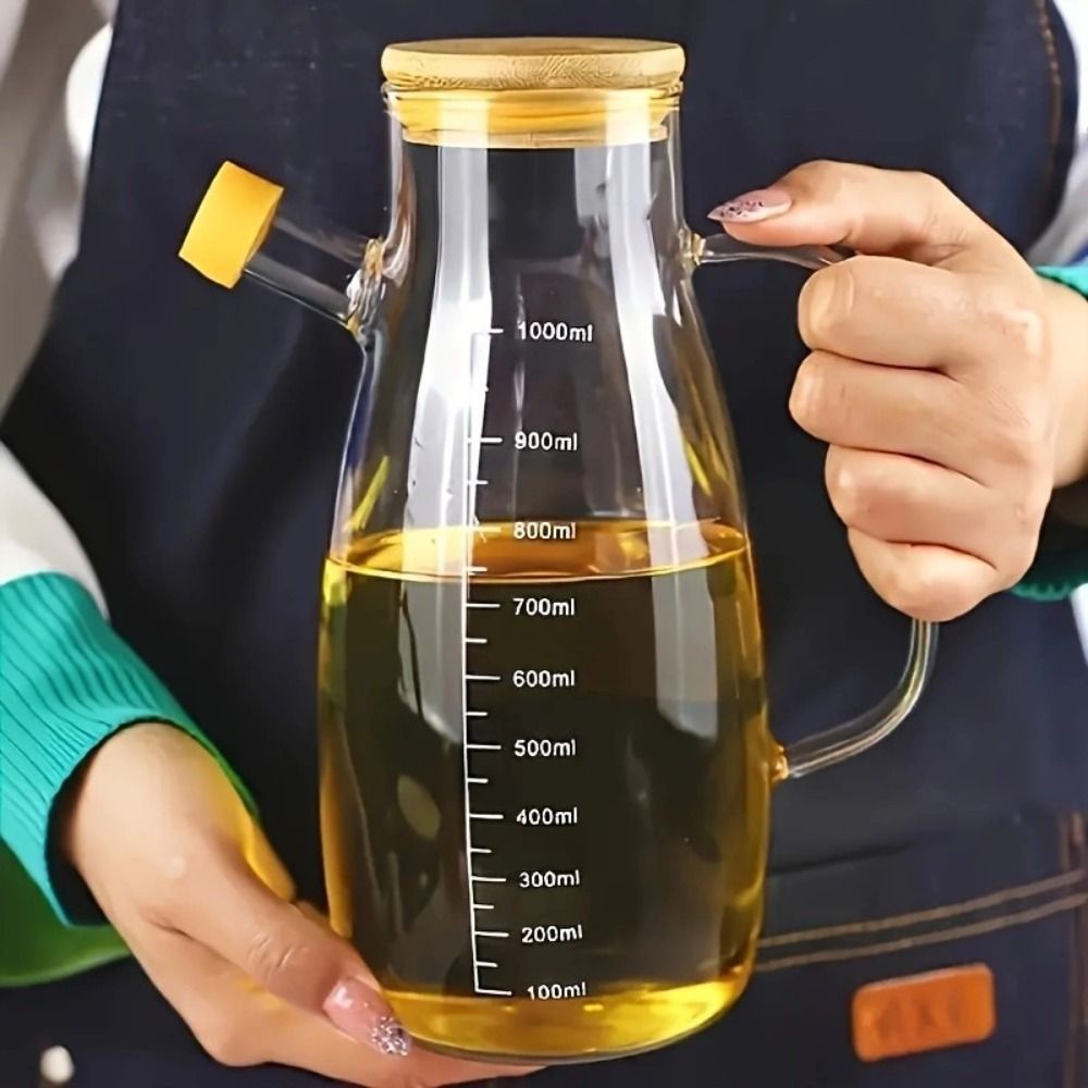 耐久性のある食品グレードのオイルディスペンサーボトル漏れ防止 - Food Storage Glass Containers Large のレビューと価格